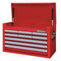 Red 9 Drawer Top Chest M95203