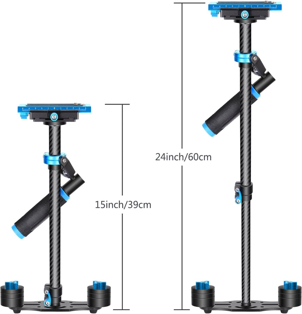 Carbon Fiber Handheld Stabilizer with Quick Release Plate, Pack of 2 H4958