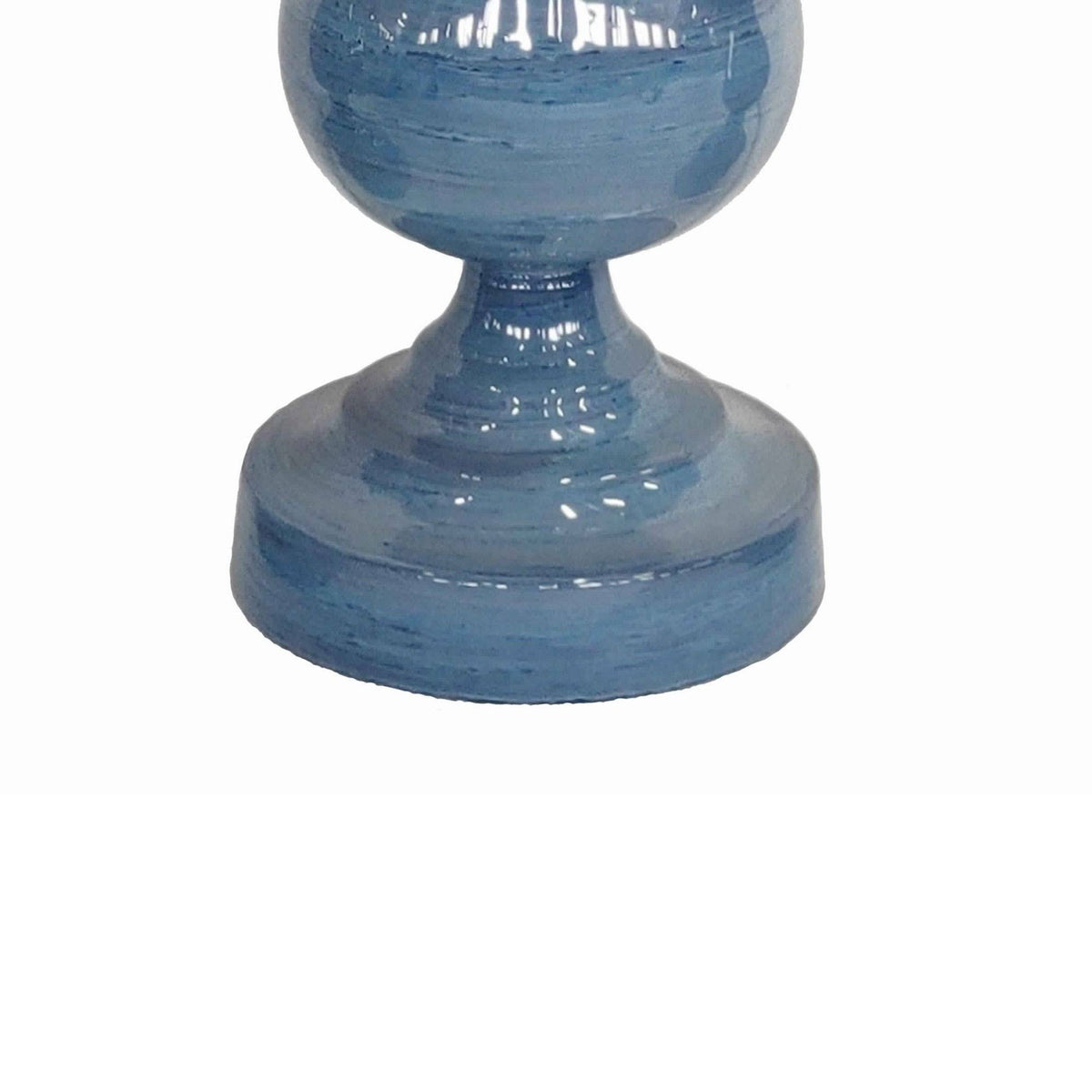 Blue Glass Candle Holder, Set of 2 H443646