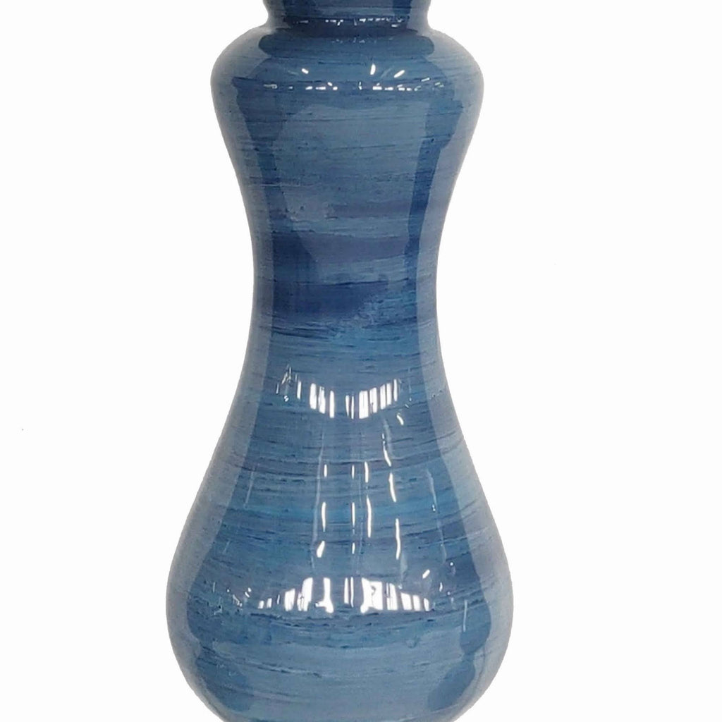 Blue Glass Candle Holder, Set of 2 H443646