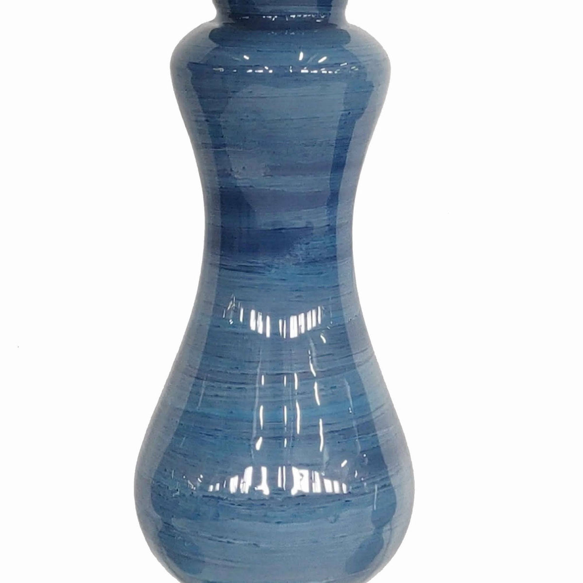 Blue Glass Candle Holder, Set of 2 H443646