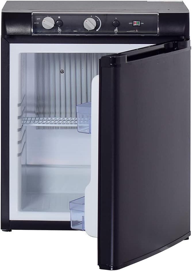 3 Way Compact Propane Electric Fridge Mini Refrigerator Absorption Cooler Black 1.4 Cu.Ft T823413