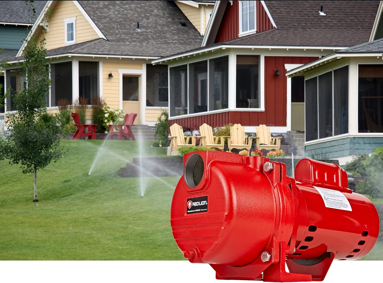 44 PSI Cast Iron Self-Priming Lawn Sprinkler Pump P109