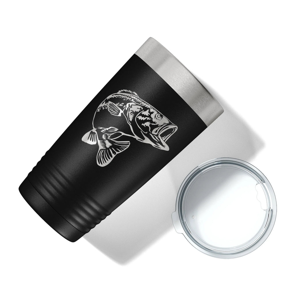 20 oz Insulated Black Travel Mug J555