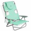 Teal Folding Reclining Outdoor Beach Camping Chair K45457