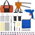 69 Pcs Paintless Dent Repair Kit with LED Baffle Board V412548