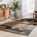Tribal Moroccan Natural Area Rug P6019