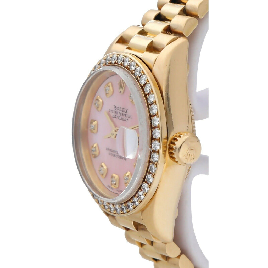 18k Yellow Gold Automatic Ladies Watch X180130