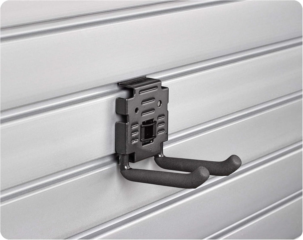 Sports Accessory Kit with Locking Bracket Hooks for Slatwall Panel V361395