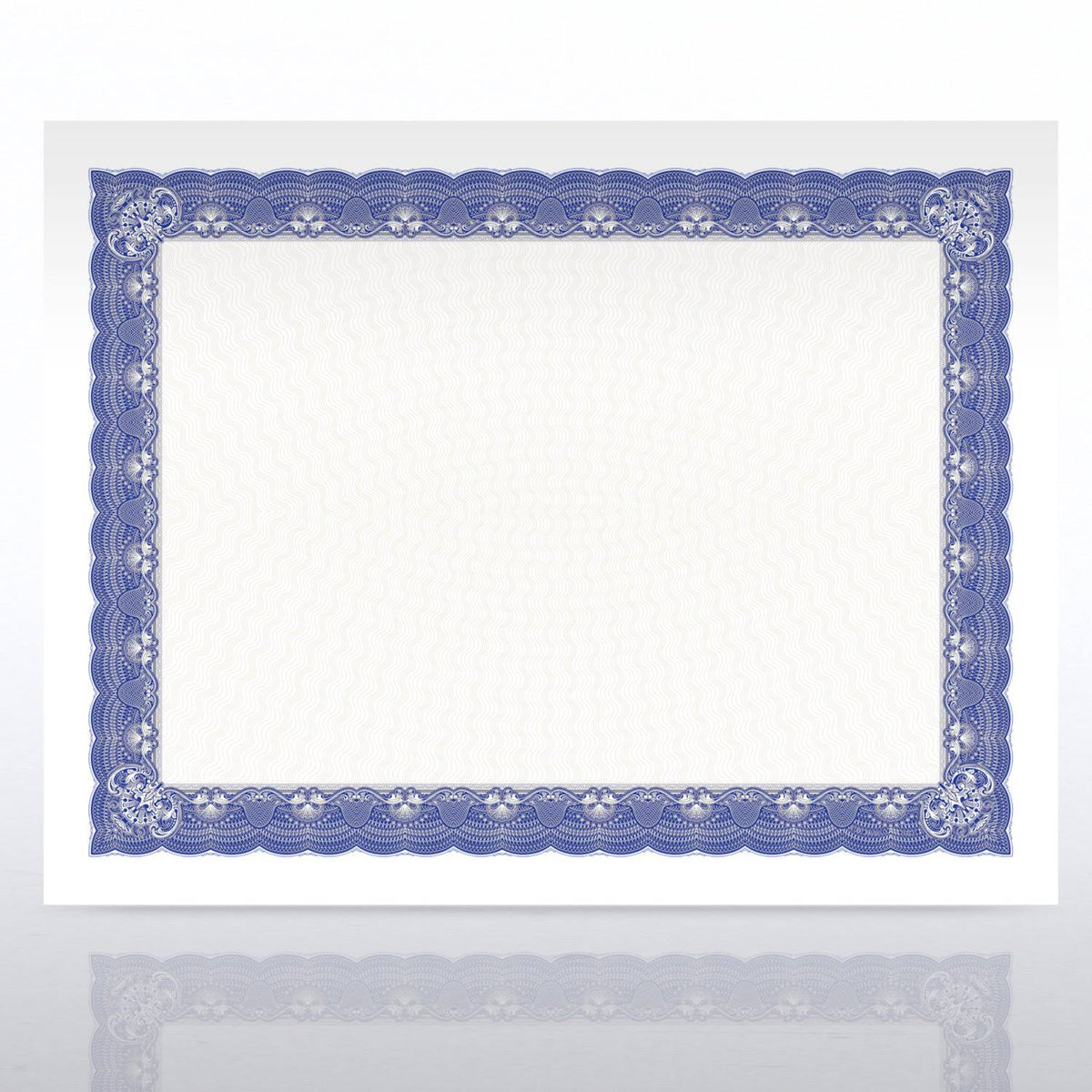 Royal Blue Certificate Paper - 100 per Pack A432448