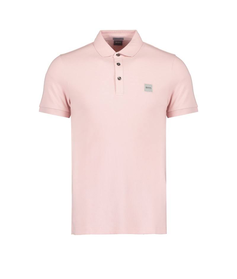 Pink Slim-Fit Piqué Polo H3108