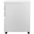 3 Drawer White File Cabinet with Lock F27326