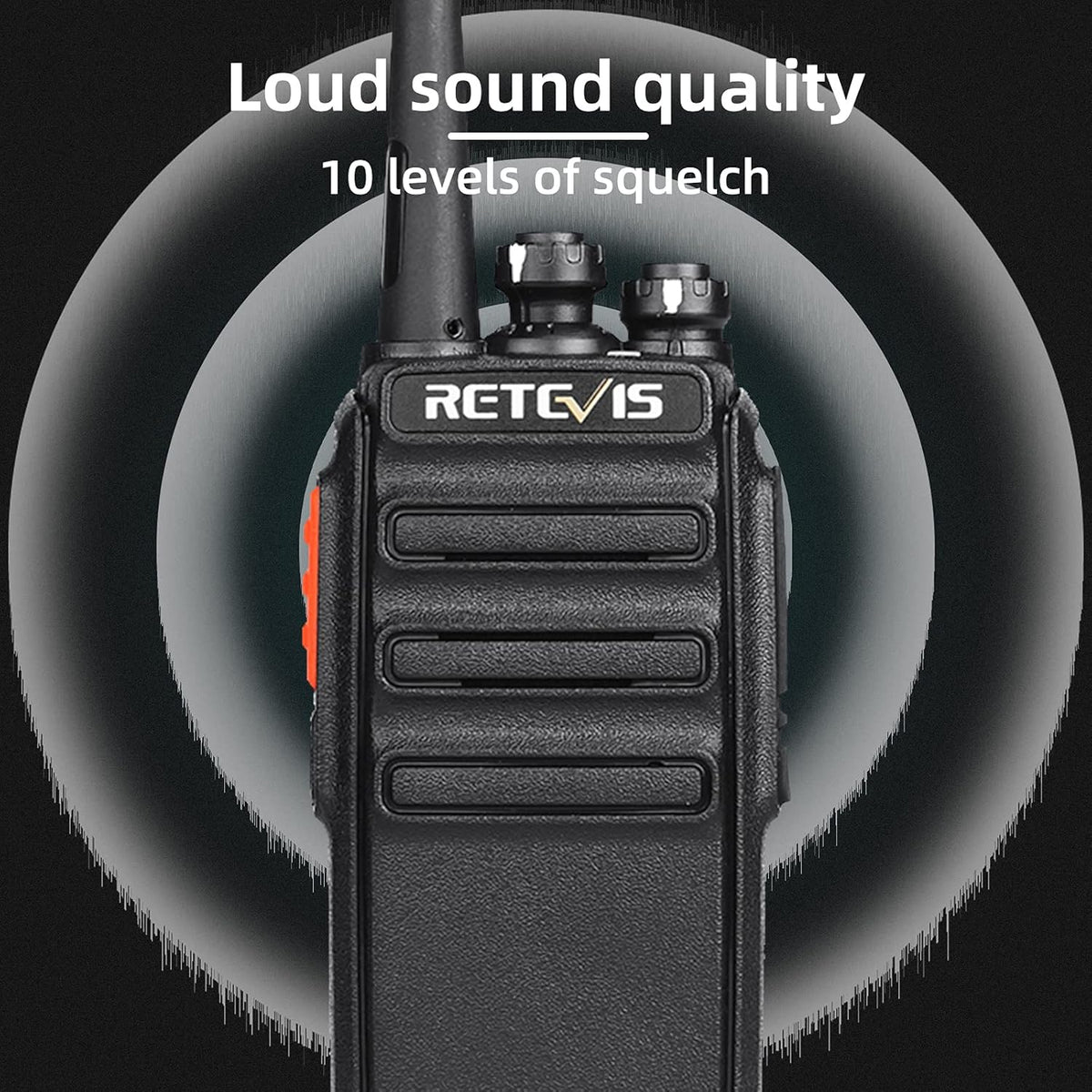 Case of 6 Portable Two Way Radios with Six-Way Multi Gang Charger I620