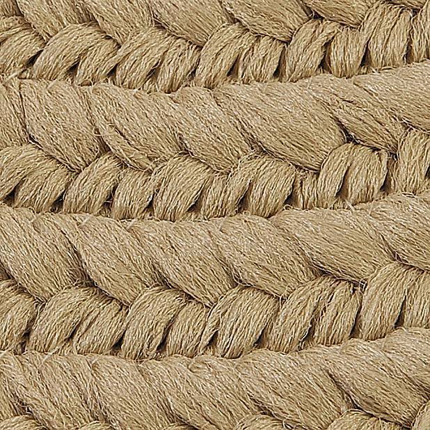 Cuban Sand 3' Round Braided Rug X25558