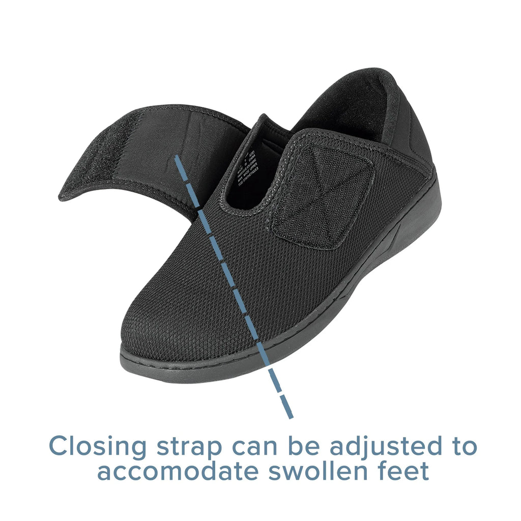 Black Wide Size 11 Adaptive Shoes V537