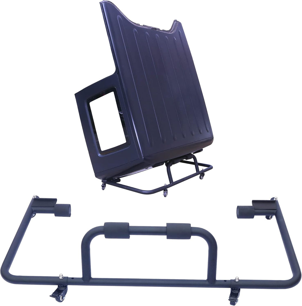 Black 52x27x14 inch Sliding Cart Rack V4361