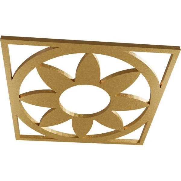 Gold PVC Pierced Ceiling Medallion V527