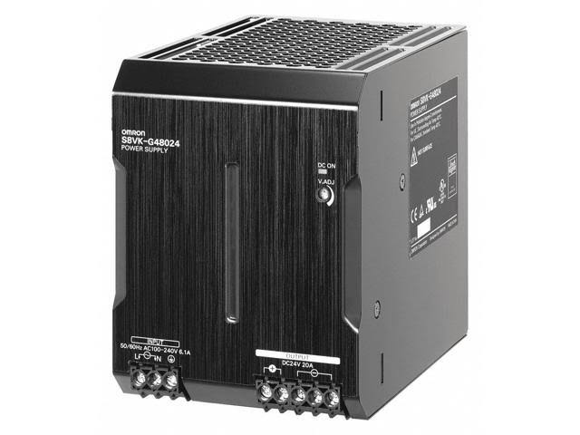 DC Power Supply, 24VDC, 20A, 50/60Hz R194666