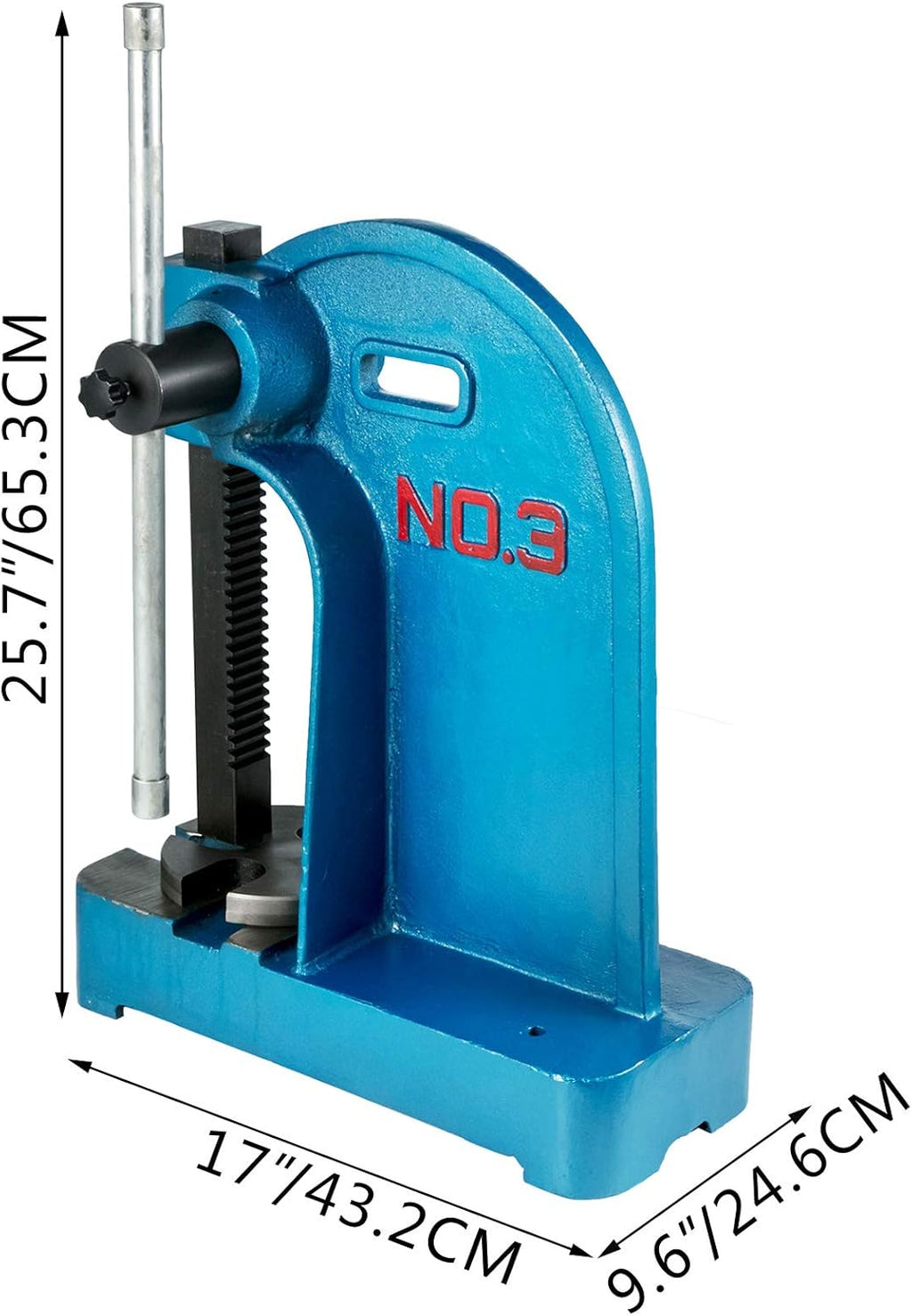Manual Arbor Press 3 Ton Cast Iron T134
