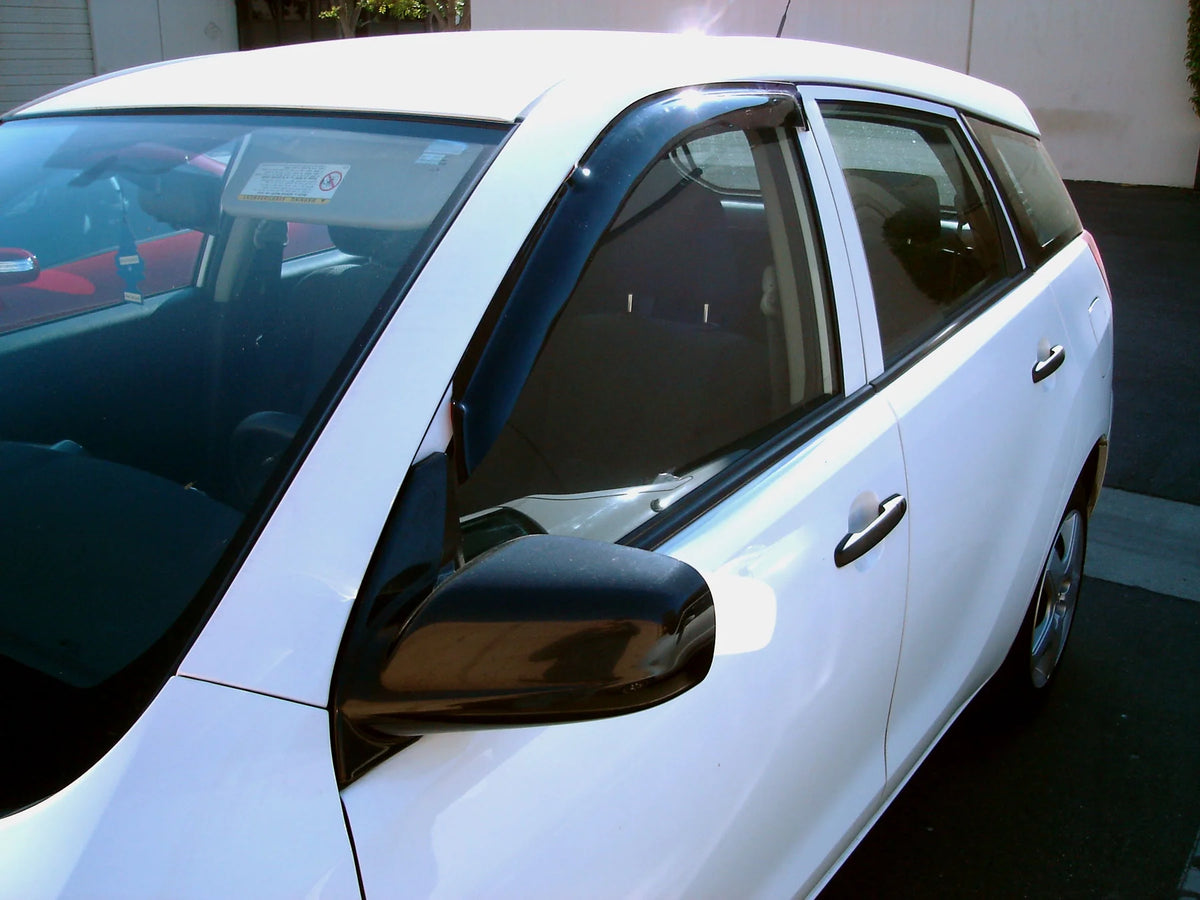 4 Pcs Dark Smoke Window Visor Deflector Rain Guard T782