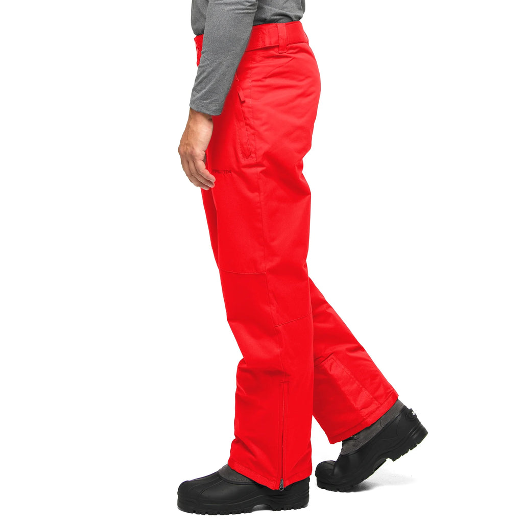 Red Insulated Winter Pants H8178