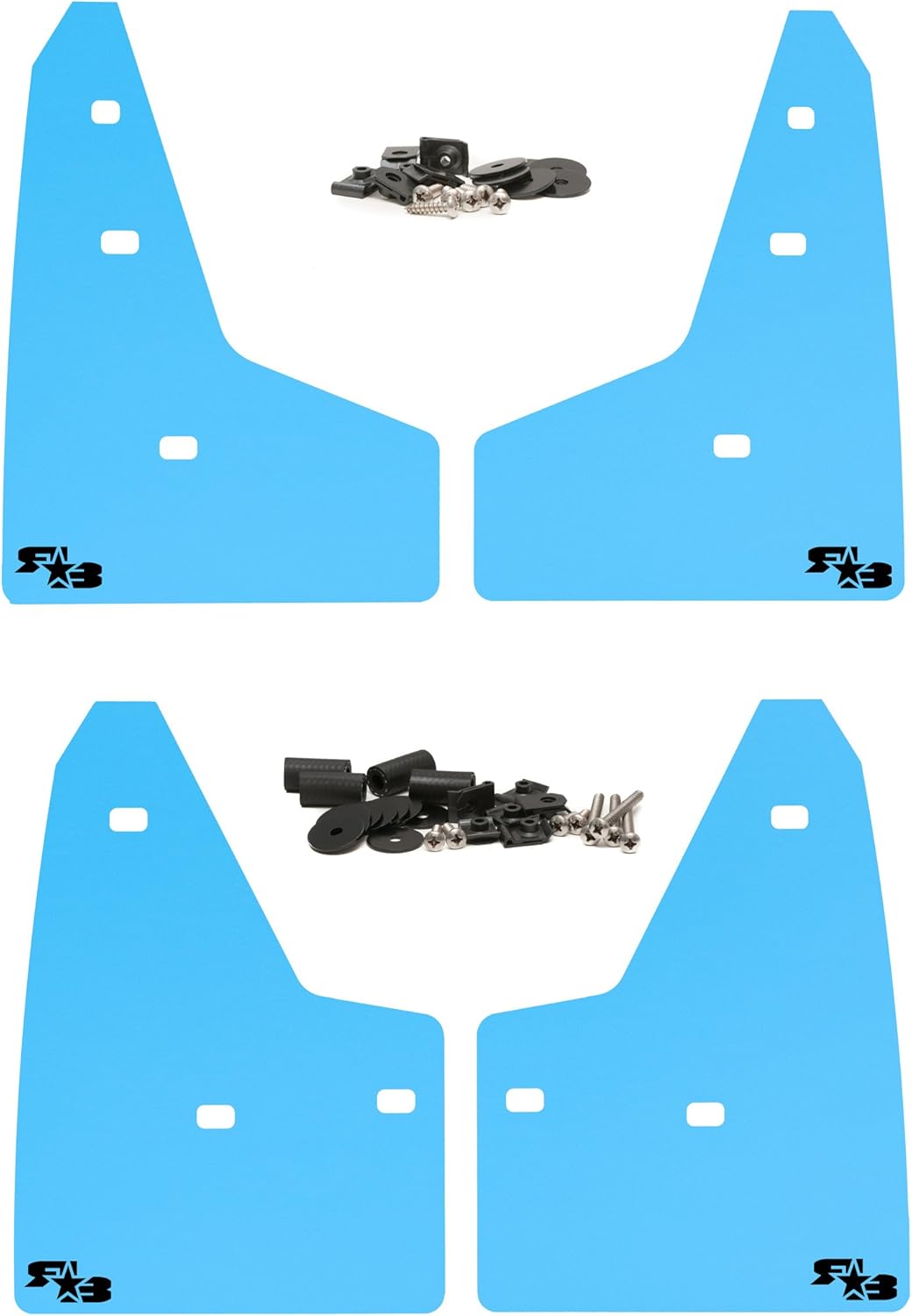 Black Mud Flaps Set of 4 G18199