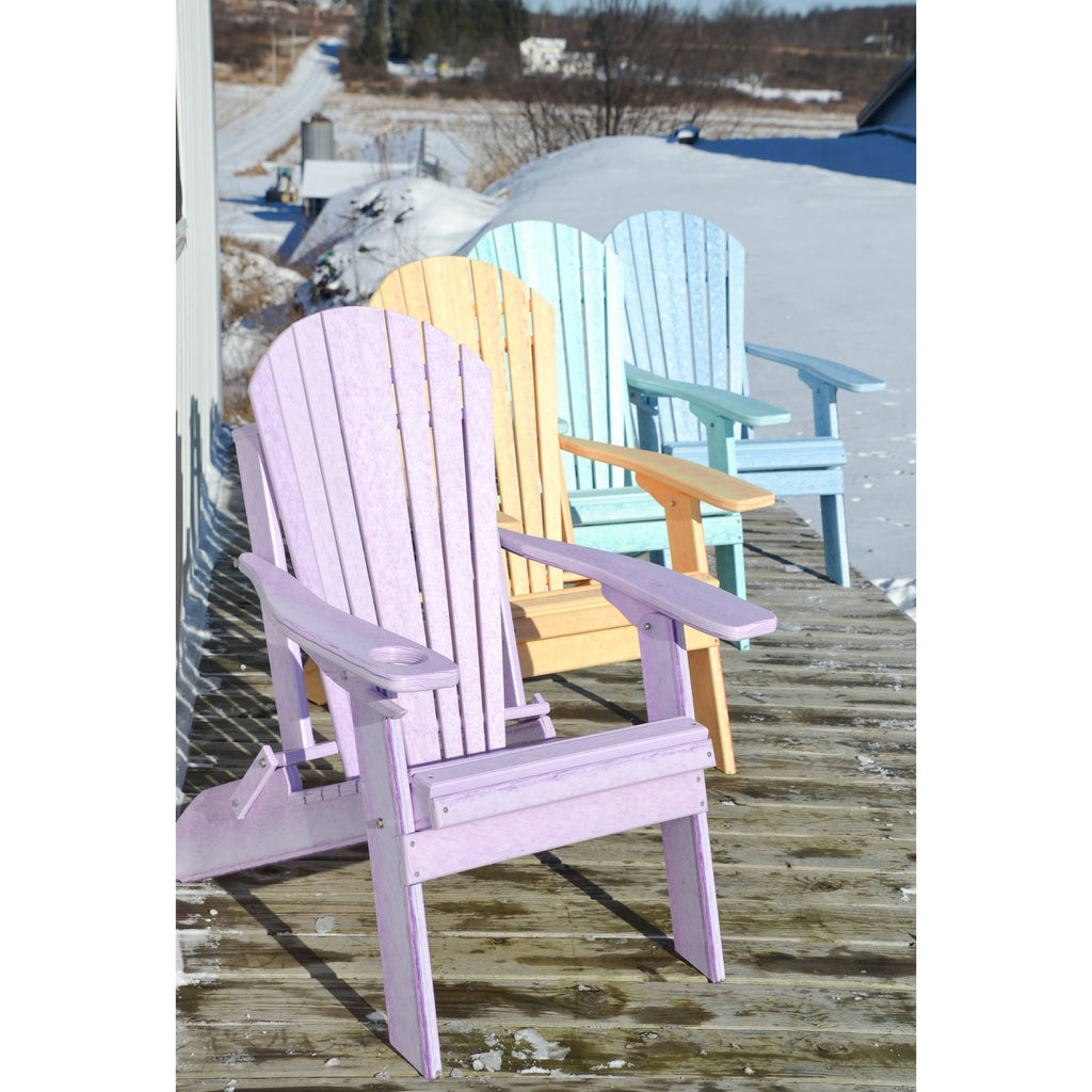 White Folding Adirondack Chair P9510