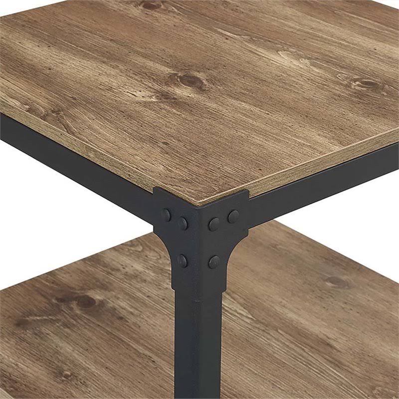 Barnwood Wood End Table (Set of 2) U34121