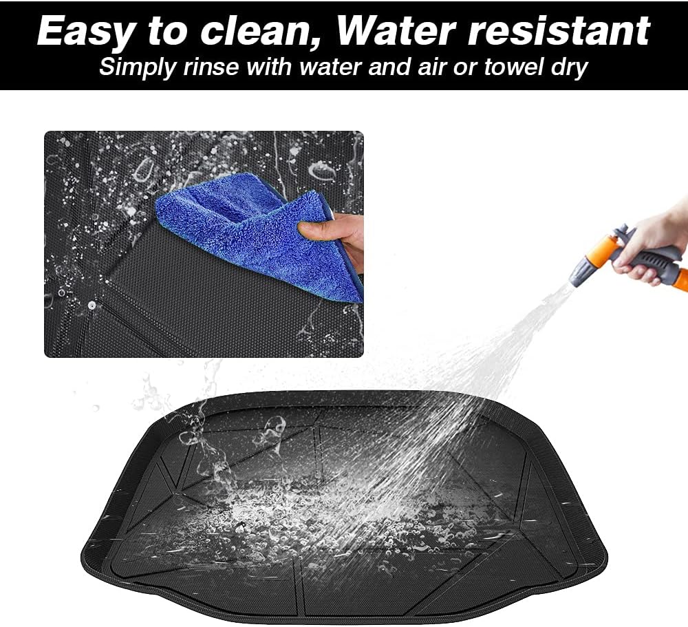 Black Non-Slip Car Cargo Mat Pack of 2 G6155