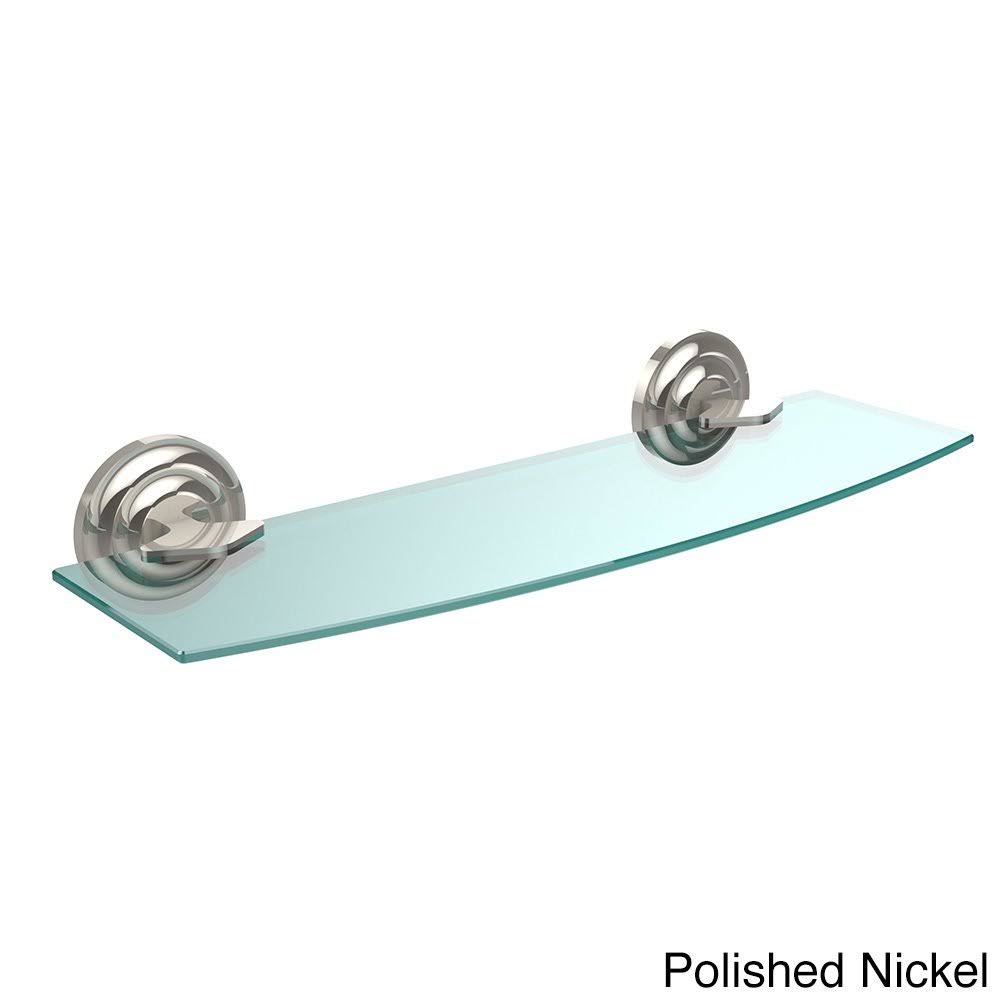 18x22 Glass Shelf Satin Brass U18981