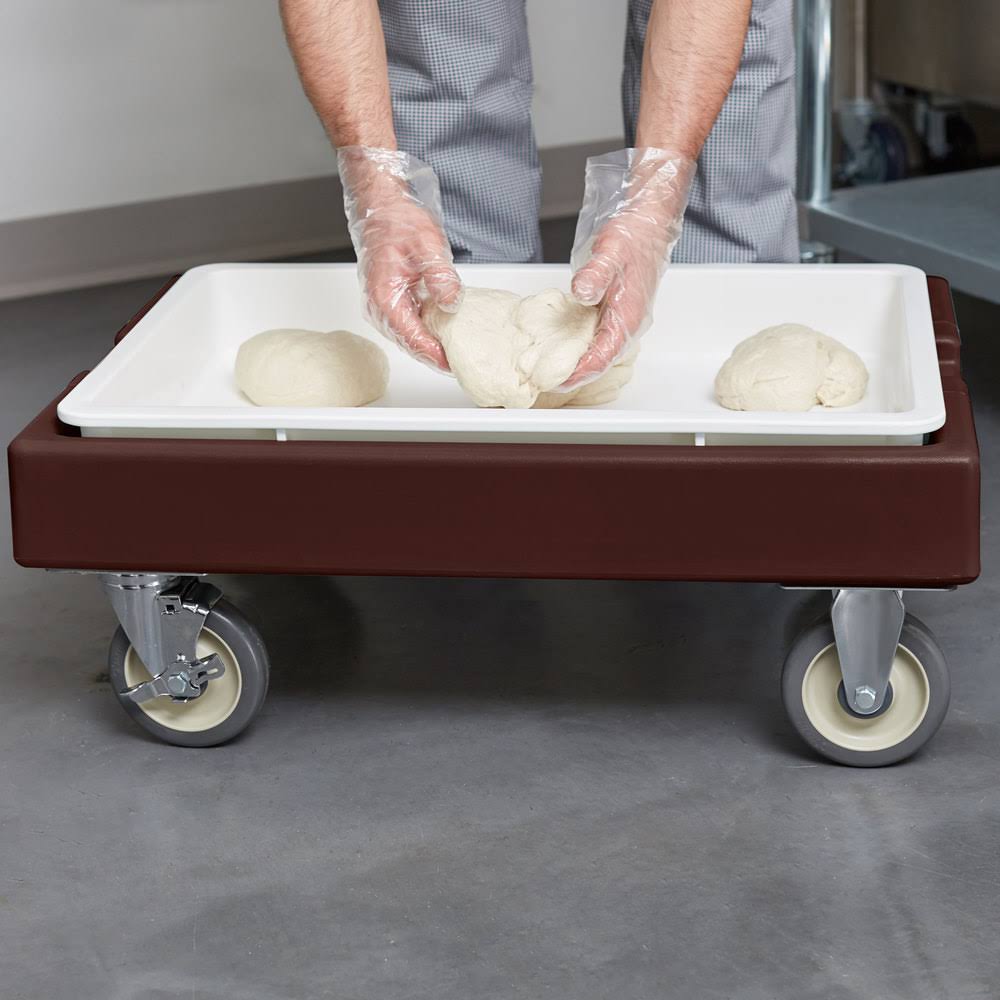 Dark Brown Pizza Dough Box Camdolly J13614