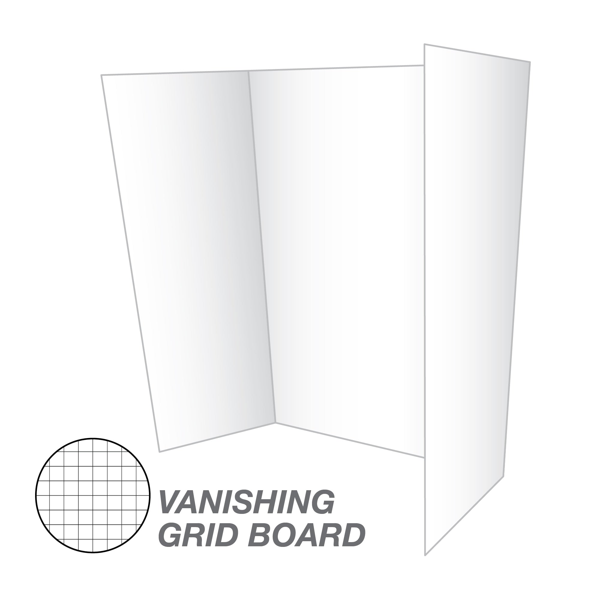 White Tri-Fold Foam Board G9527
