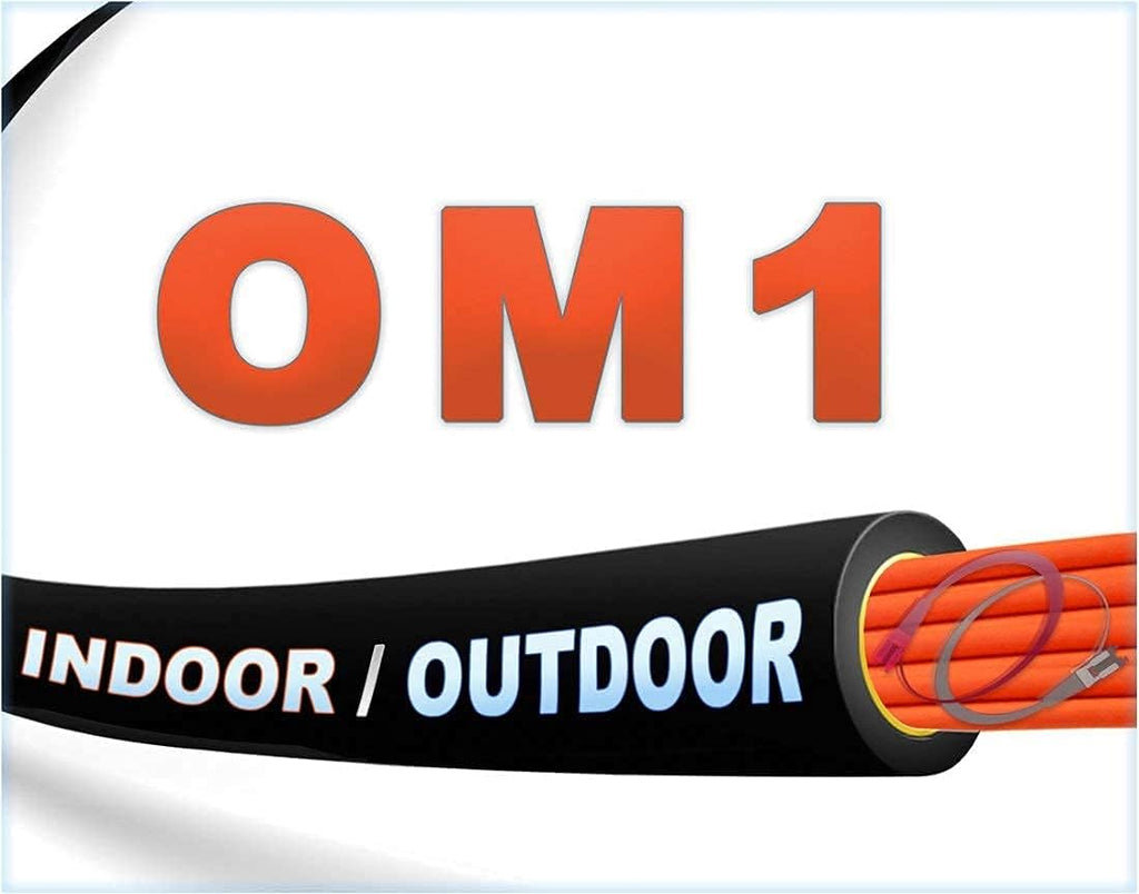 10M Duplex 62.5/125 LC to SC Multimode Fiber Patch Cable O3508