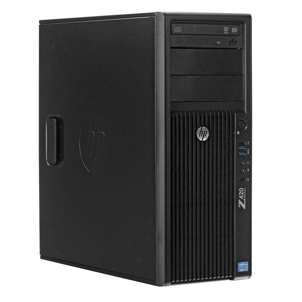 HP Z420 Workstation E5-1650 Six Core 3.2GHz 64GB 1TB SSD 2TB Q600 L1783