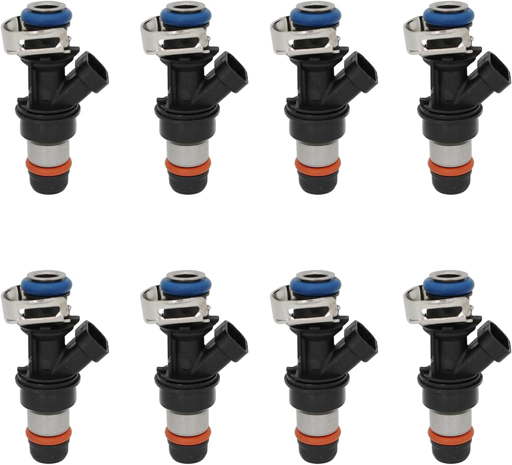 8PCS Fuel Injectors for Chevy Silverado Suburban Tahoe GMC Sierra Yukon 1500 2500 3500 Envoy Savana Escalade Y8051