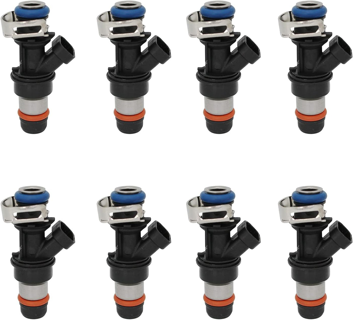 8PCS Fuel Injectors for Chevy Silverado Suburban Tahoe GMC Sierra Yukon 1500 2500 3500 Envoy Savana Escalade Y8051