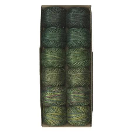 Green Pearl Cotton Ball Size 5 46yd Two E3649