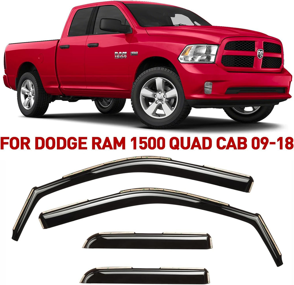Rain Guards for Trucks, 4 Pieces E226756