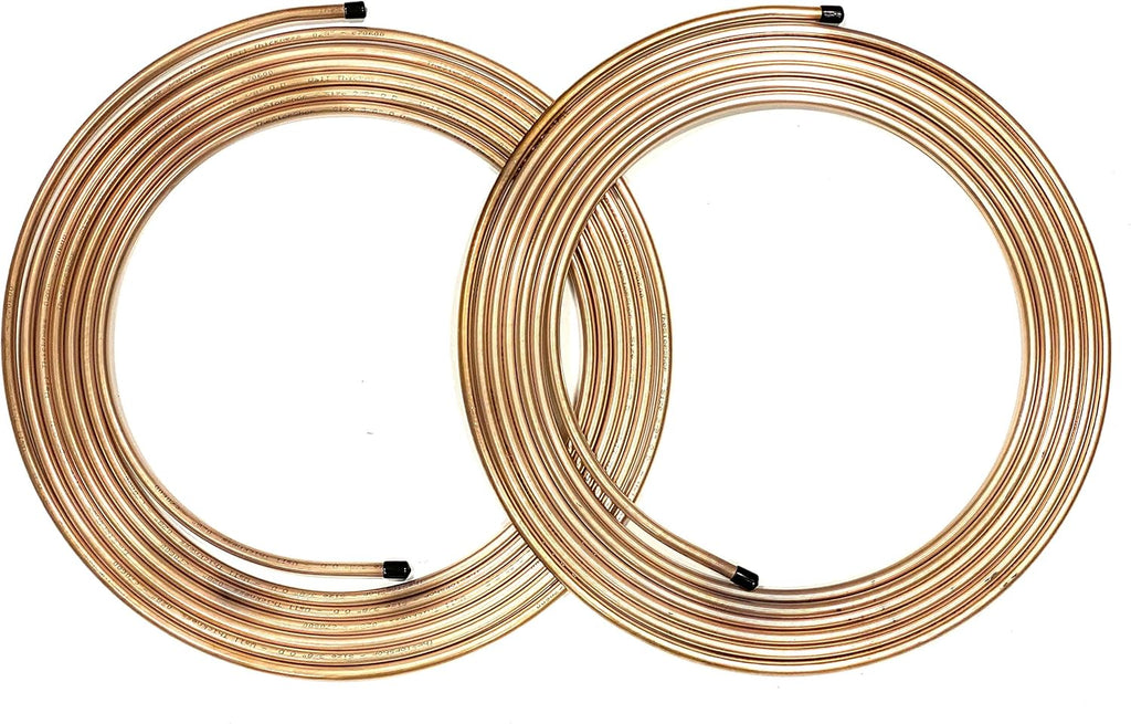 50 Feet 3/8 Inch Copper Nickel Fuel/Transmission Line, 2-25 Foot Coils P343