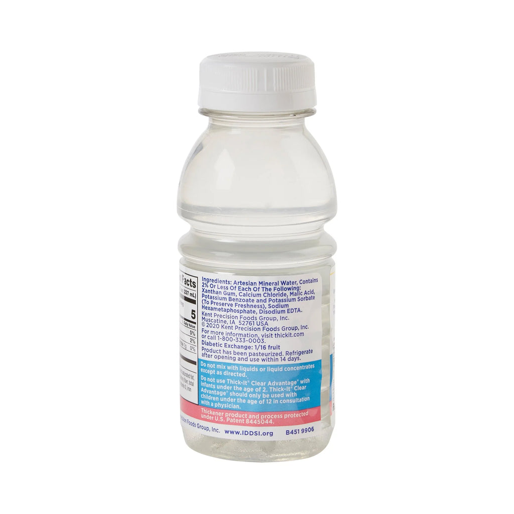 Unflavored Thickened Water 8 oz Bottle 24 Ct B4888