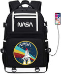 NASA Astronaut USB Backpack Laptop Bag N497