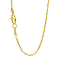 14k Yellow Gold Chain Necklace 20" U137