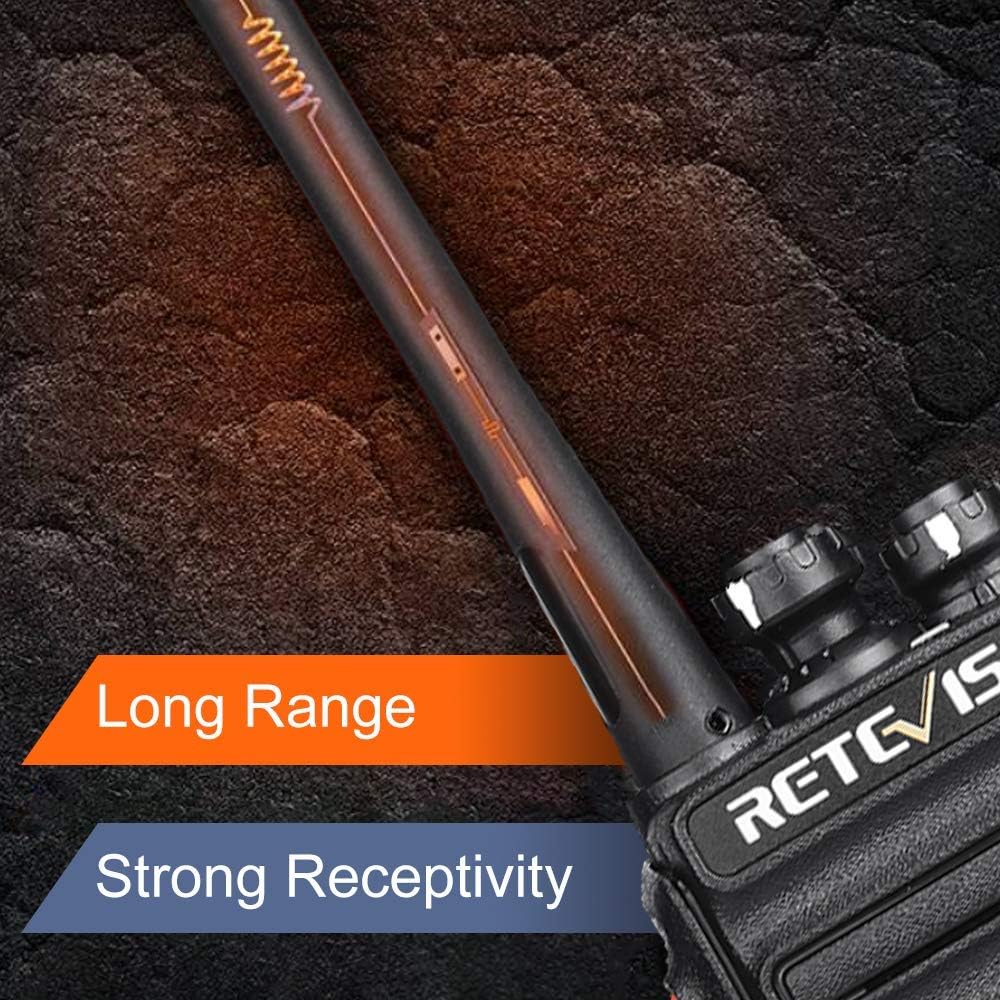 Case of 6 Portable Two Way Radios with Six-Way Multi Gang Charger I620