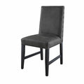 Gray Side Chair Set Z8092