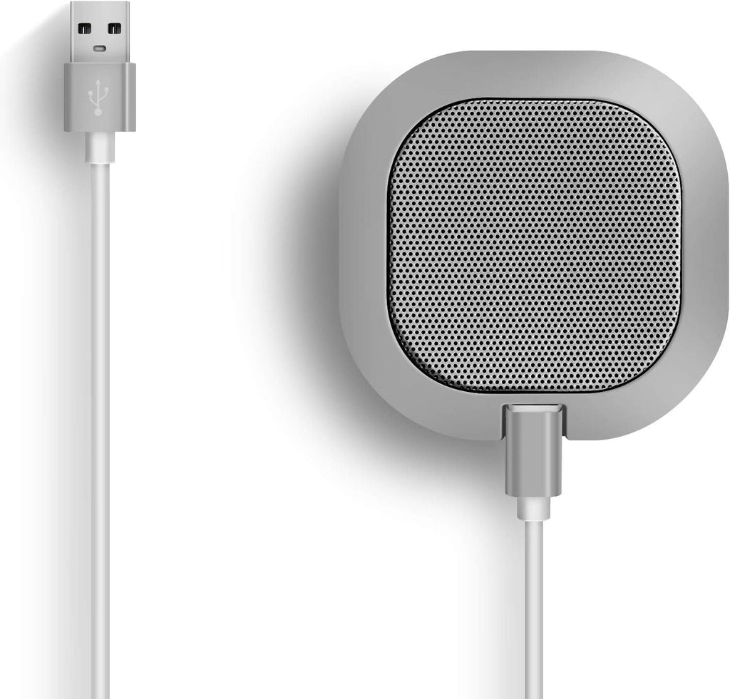 USB Microphone Omnidirectional Condenser Plug Play Pack of 2 P7106