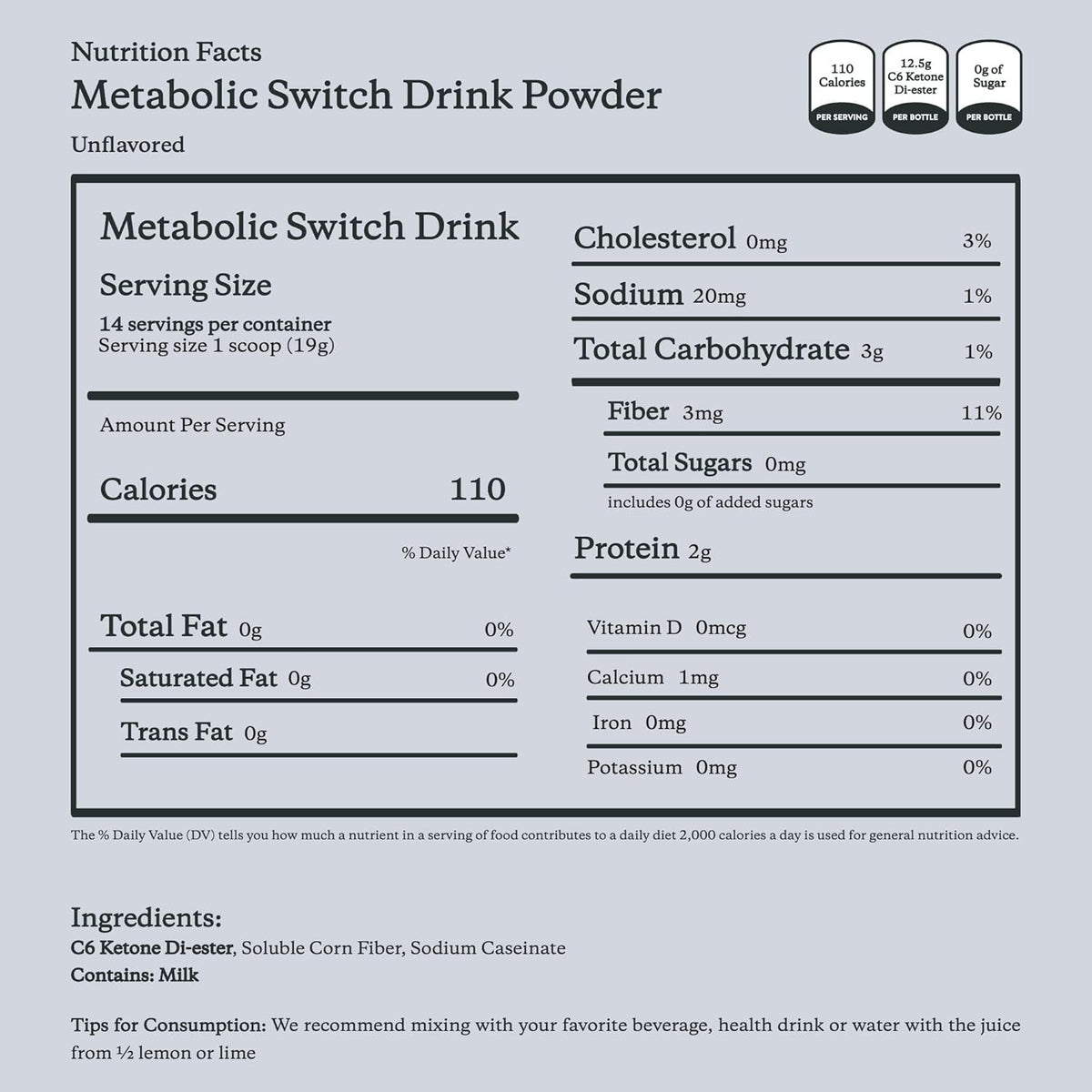 C6 Ketone Di-Ester Powder 14 Servings Pack of 2 A8274