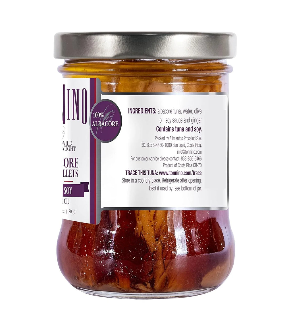Albacore Tuna in Olive Oil with Ginger Soy, 6.3 oz 6-Pack J972981