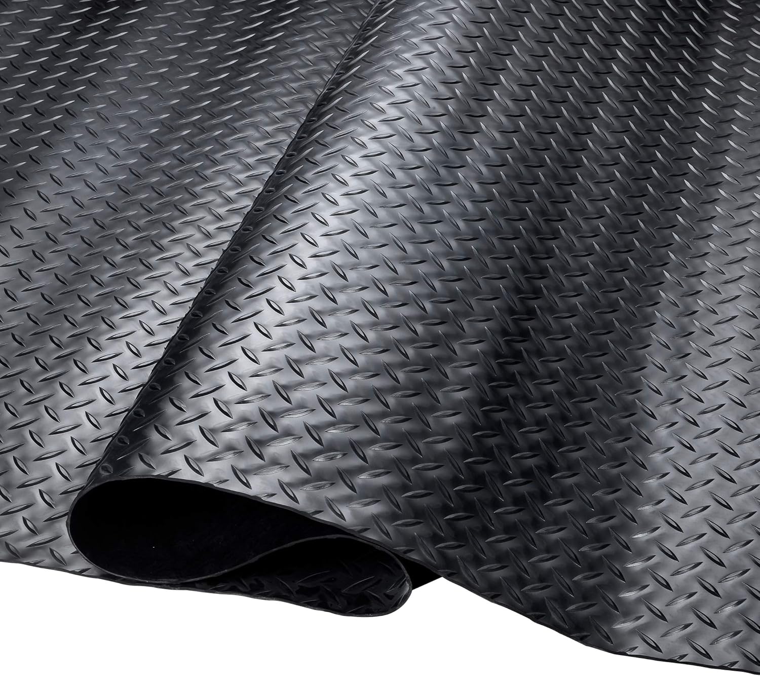 4 x 6 Ft Black Rubber Garage Floor Mat A469687