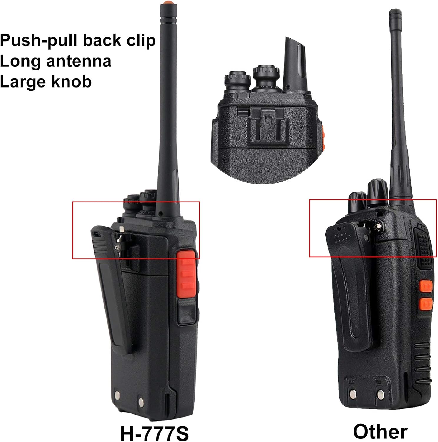Case of 6 Portable Two Way Radios with Six-Way Multi Gang Charger I620