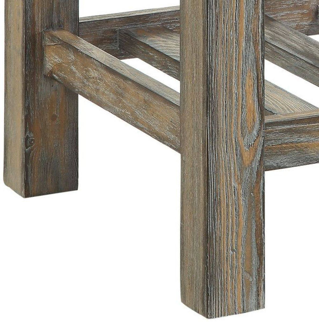 Concrete Gray End Table V79455
